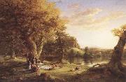 Thomas Cole The Pic-Nic oil painting